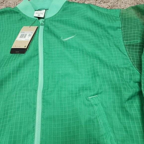 NWT Nike Sportswear Essentials Woven Varsity Bomber Jacket windbreaker XS - Picture 8 of 12